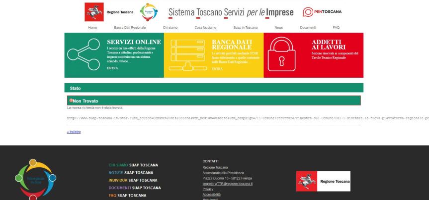 Siena: Dal 1° dicembre la nuova piattaforma regionale per lo Sportello unico delle attività&nbsp;produttive