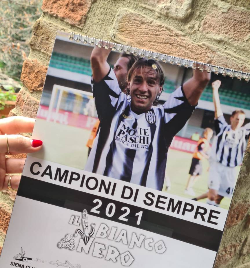 Siena: In distribuzione il calendario 2021 de “Il Bianconero” sui campioni di&nbsp;sempre