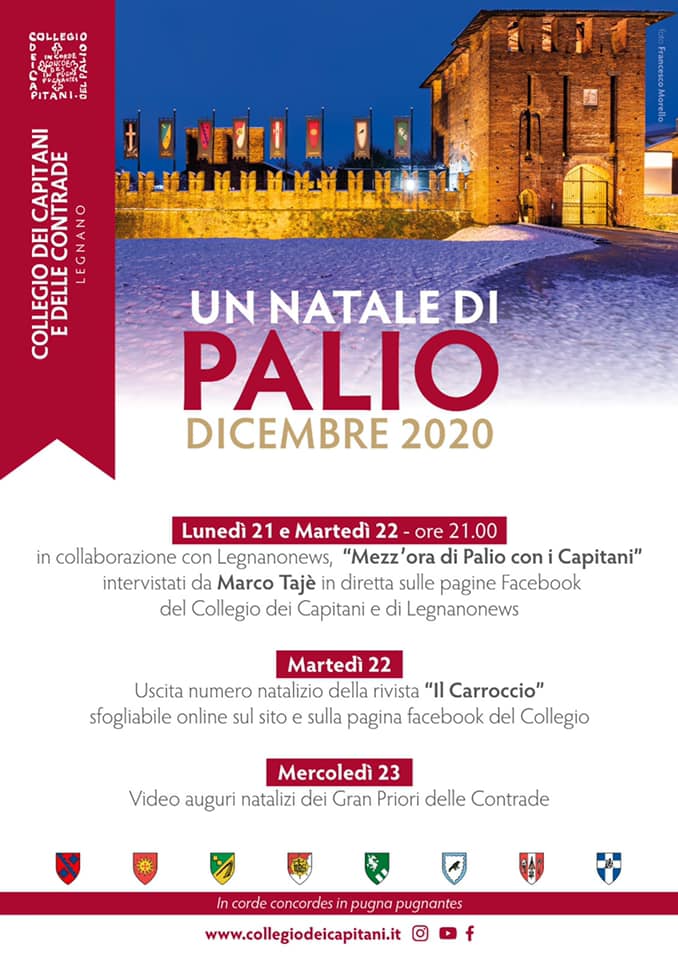 Palio di Legnano: Oggi 21/12 Mezz’ora di Palio con i Capitani Parte&nbsp;1