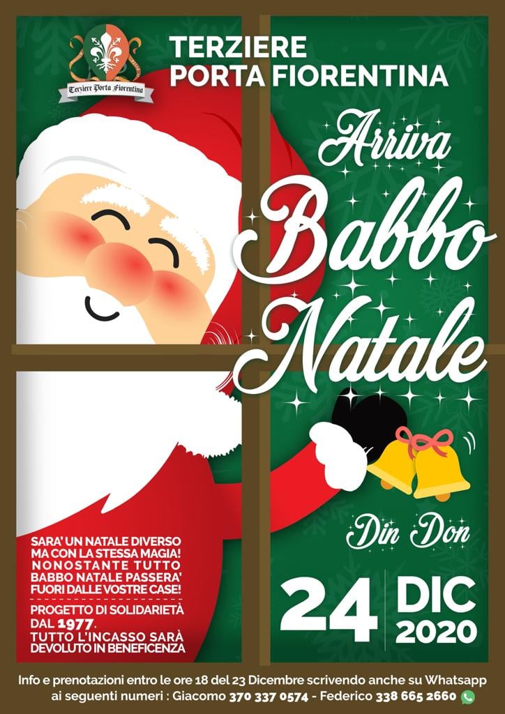 palio di Castiglion Fiorentino. Terziere Porta Fiorentina: 24712 Arriva Babbo&nbsp;Natale