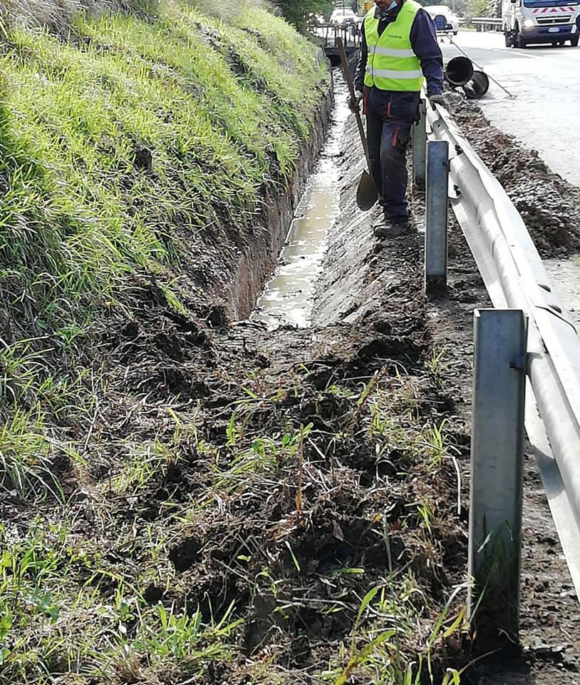 Siena: Effettuata la pulitura delle fossette in S.S. 73 Levante e Pieve a&nbsp;Bozzone