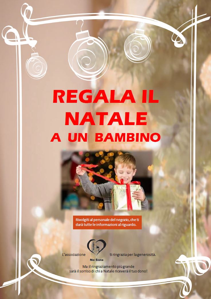 Siena: “Regala il Natale ad un bambino”, oggi la prima&nbsp;consegna