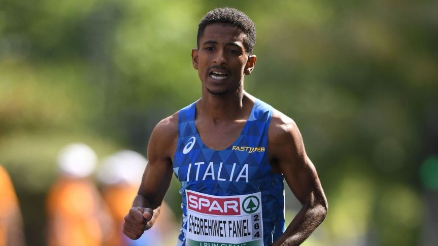 Provincia di Siena: Eyob Faniel stabilisce il record italiano nella mezza maratona ad&nbsp;Ampugnano