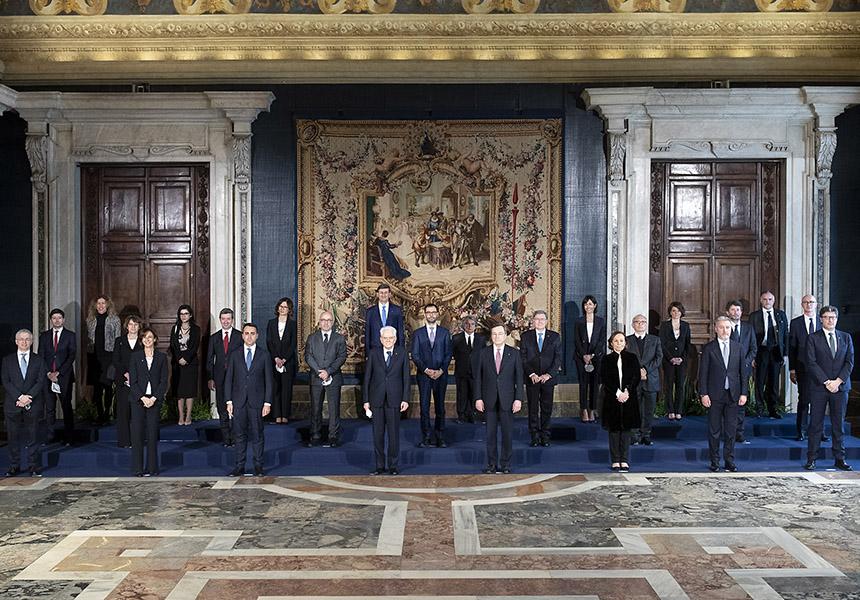 Italia: I Ministri del Governo&nbsp;Draghi