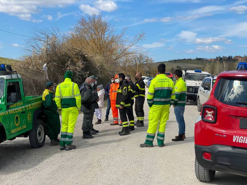 Provincia di Siena: Animale selvatico, ricerche fino a tarda sera con droni e&nbsp;termocamere