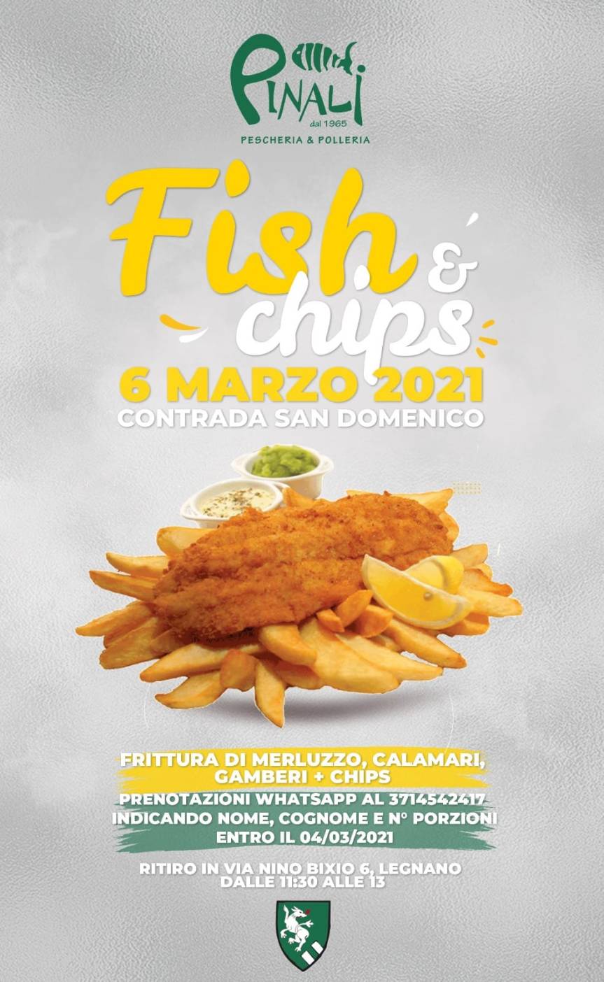 Palio di legnano, Contrada San Domenico: 06/03 “Fish&Chips”
