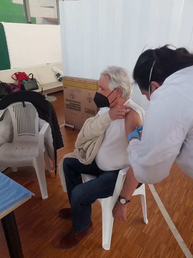 Siena, Vaccinazioni Covid, al “canape” c’è anche Aceto: “Paura? Era peggio quando perdevo il&nbsp;Palio”