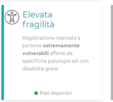 Toscana, Covid: Agende aperte dalle 19 di oggi martedì 23 marzo per le persone con elevata&nbsp;fragilità