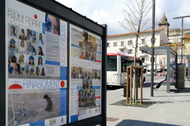 Provincia di Siena, Con ”Rinascimento: Giovani in fiore” si completa a Poggibonsi l’installazione di ”Fammi&nbsp;fiorire’
