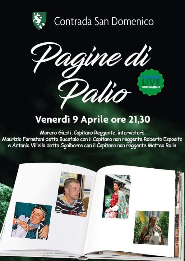Palio di Legnano, Contrada San Domenico: 09/04 Nona puntata di “Pagine di&nbsp;Palio”