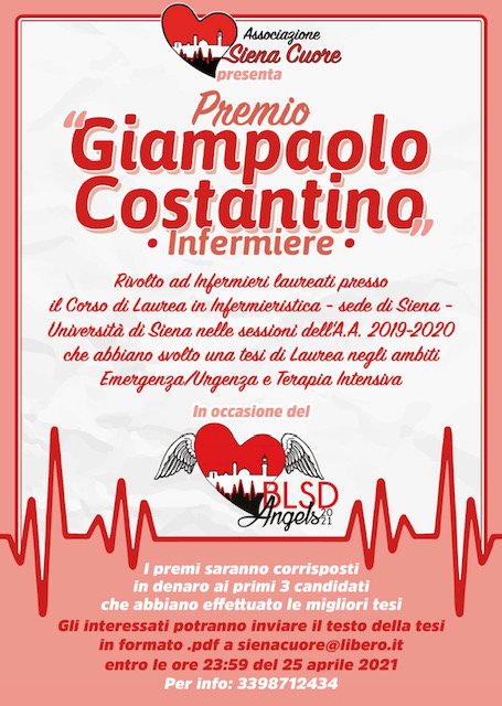 Siena: Siena Cuore promuove il premio dedicato a Giampaolo&nbsp;Costantino