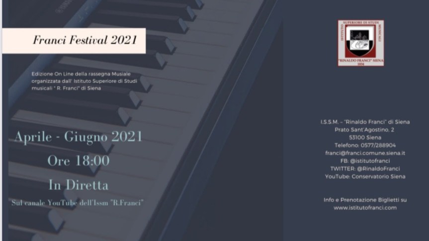 Siena: Flauto e pianoforte protagonisti al Franci Festival con il concerto di Luciano Tristaino e Gabriella&nbsp;Dolfi