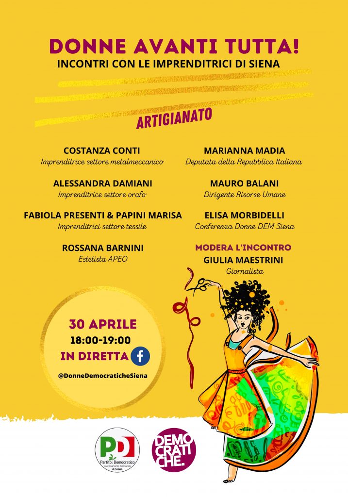 Siena: Conferenza delle democratiche, nuovo incontro sul tema del&nbsp;lavoro