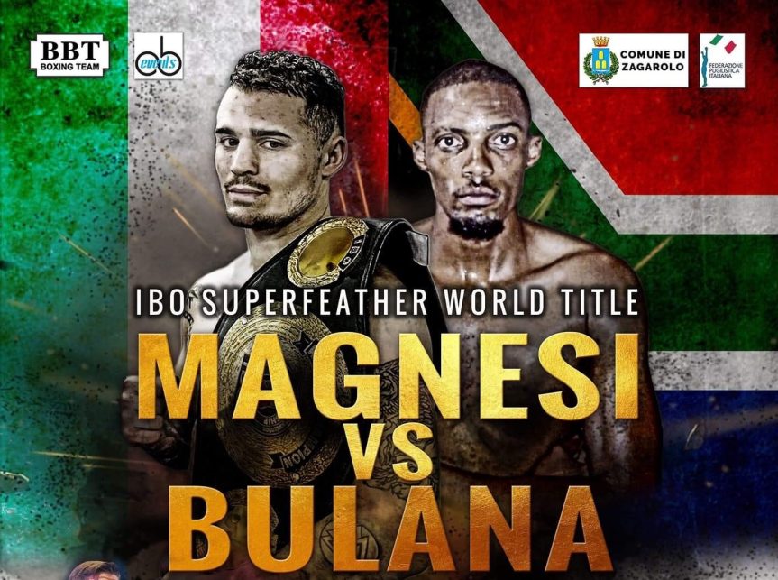 Magnesi vs Bulana per il Mondiale Superpiuma IBO