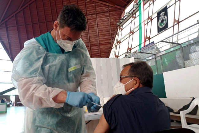 Siena: Al PalaGiannelli vaccinate 750&nbsp;persone