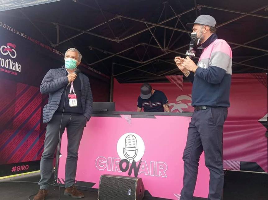 Siena: L’assessore Tirelli  in onda con… il Giro on Air… per promuovere Siena e il suo&nbsp;territorio