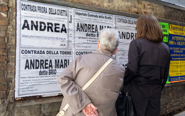 Palio di Siena, morte Brio: Il dolore degli ex&nbsp;dirigenti