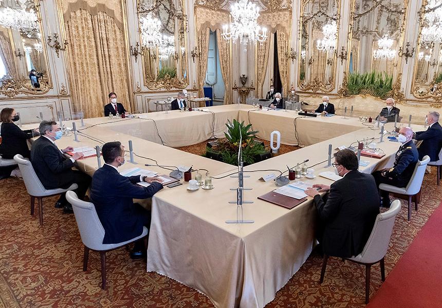 Italia: Riunione del Consiglio Supremo di&nbsp;Difesa