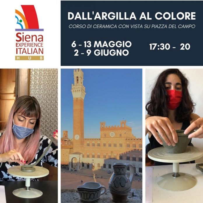 Siena, Dall’argilla al colore: Il corso di ceramica si affaccia su Piazza del&nbsp;Campo