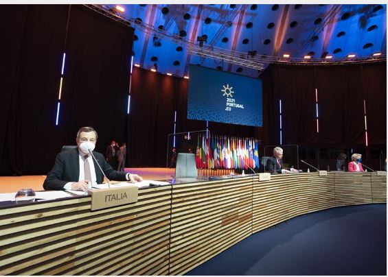 Italia: Oggi 08/05 il Presidente Draghi partecipa ai lavori della Riunione informale dei Capi di Stato e di Governo e, a seguire, alla videoconferenza del Vertice&nbsp;UE-India