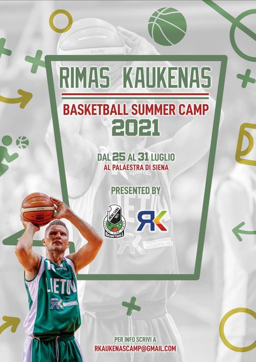 Siena, Il 25 luglio inizierà il “Kaukenas Camp”. Rimas: “Ritorno a Siena? Grande&nbsp;emozione”