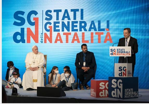 Italia: Il Presidente Draghi agli Stati Generali della&nbsp;Natalità