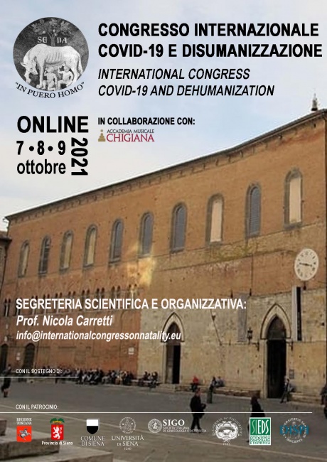 Siena, Congresso Internazionale: “Covid-19 e Disumanizzazione” sulla diminuzione della&nbsp;natalità