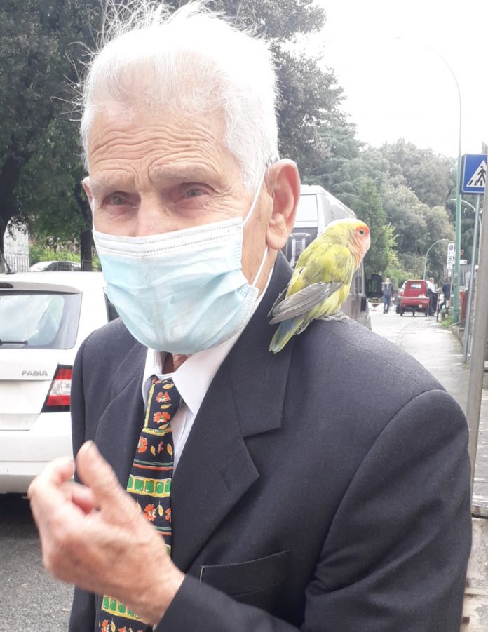 A Siena “come nelle favole”: Benedetto e il suo&nbsp;pappagallo