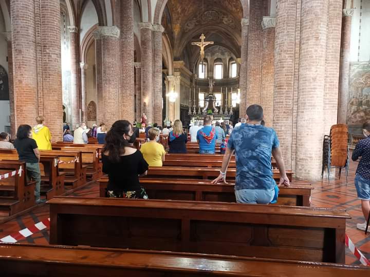 Palio di Asti: Oggi 20/06 in corso di svolgimento la Messa in memoria di Andrea Mari detto “Brio”