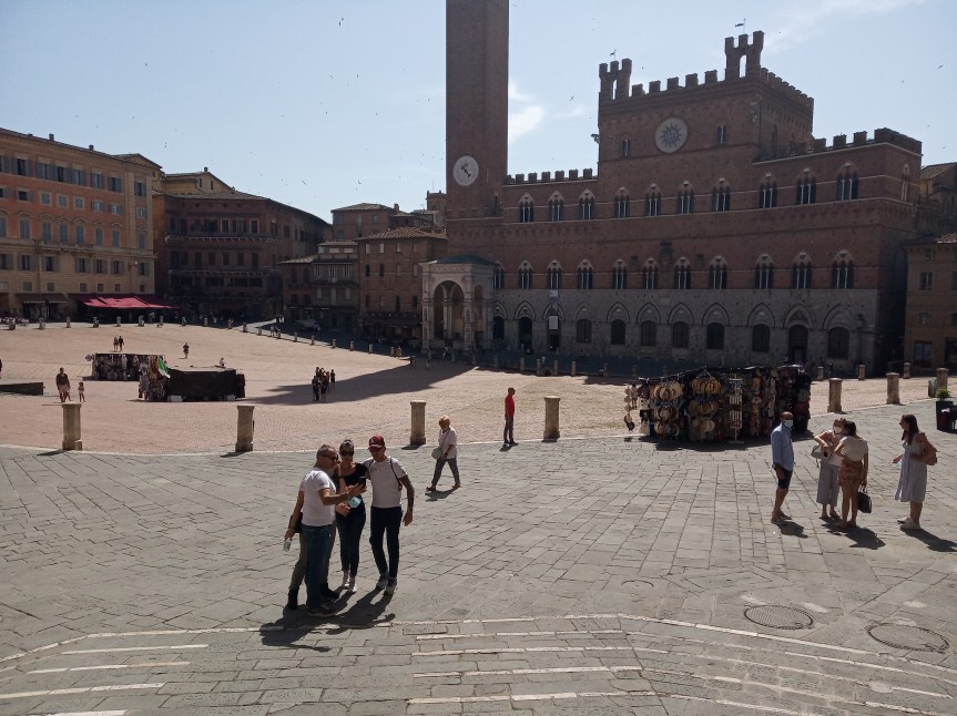 Siena: Oggi 29/06 Piazza del Campo durante il non&nbsp;Palio