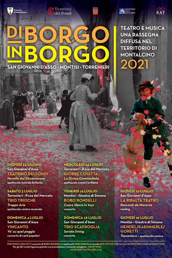 Provincia di Siena: “Di Borgo in Borgo”, la rassegna prosegue a Torrenieri con il Trio Trioche in “Troppe&nbsp;Arie”