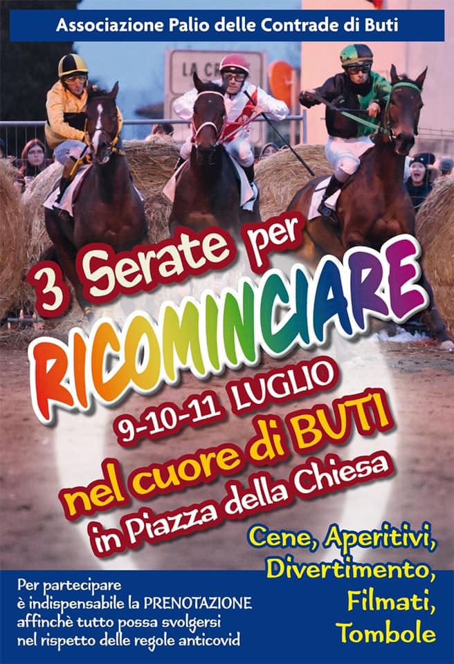 Palio di Buti: 09-10-11/07 “3 Serate Per&nbsp;Ricominciare”