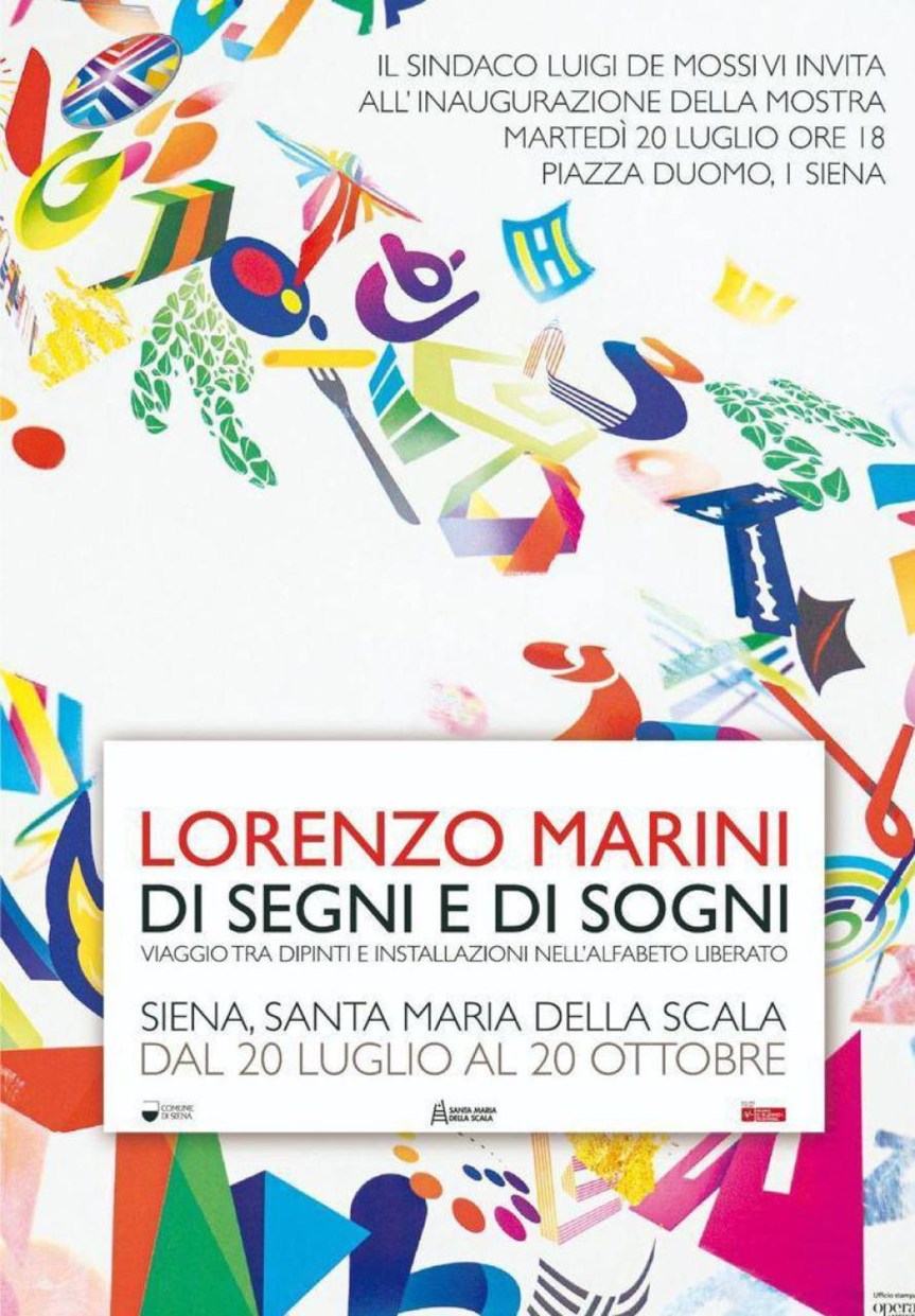 Siena: Al Santa Maria della Scala il primo fine settimana della mostra “Di Segni e Di Sogni” di Lorenzo&nbsp;Marini