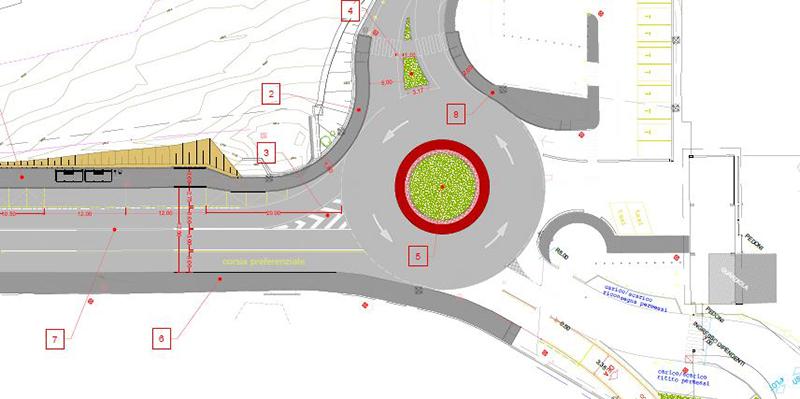 Siena: Ampliamento corsia di emergenza e spostamento delle fermate degli autobus che fermano davanti all’Azienda ospedaliero-universitaria Senese