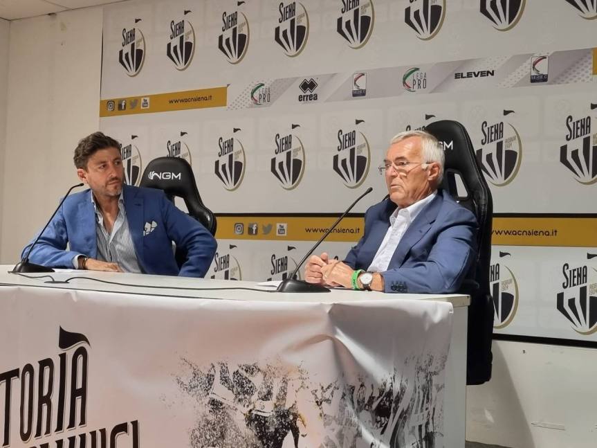 Siena, Acn Siena: Ieri 29/08 nel pre partita incontro con Rino&nbsp;Rappuoli