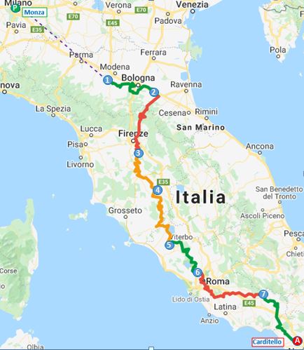 Siena: Il nuovo itinerario cicloturistico nazionale “Carditello Reale” ha fatto tappa nella nostra&nbsp;città
