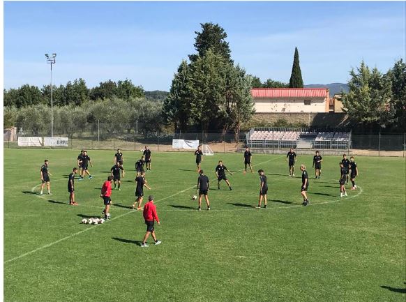 Siena, Acn Siena, Rifinitura basata sull’atletica, Gilardino: “Pronti a sfidare una squadra fortissima, abbiamo bisogno dei nostri&nbsp;tifosi”