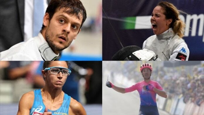 Siena,  Gli atleti olimpici senesi fanno squadra contro il Covid. L’appello di Bettiol, Betti, Siragusa e Volpi:&nbsp;“Vacciniamoci”