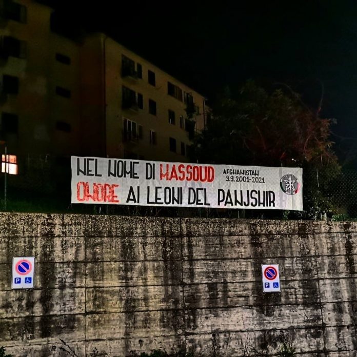 Siena: CasaPound  ricorda a venti anni dal suo assassinio, l’afgano Ahmad Shah&nbsp;Massoud