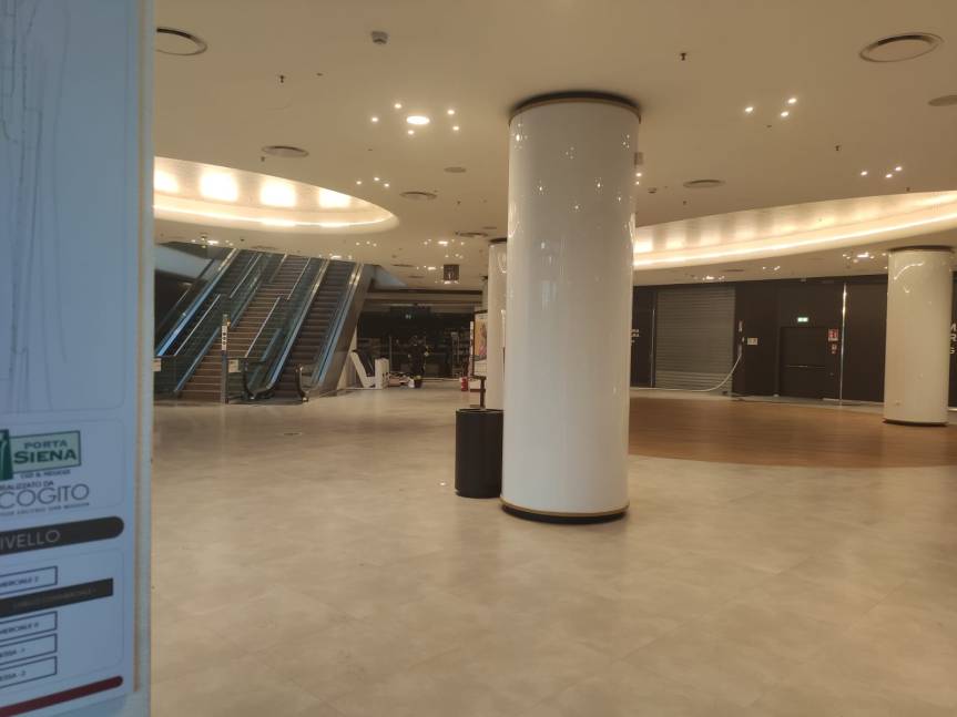 Siena, Porta Siena, forte temporale provoca allagamento: Fermi gli impianti di&nbsp;risalita