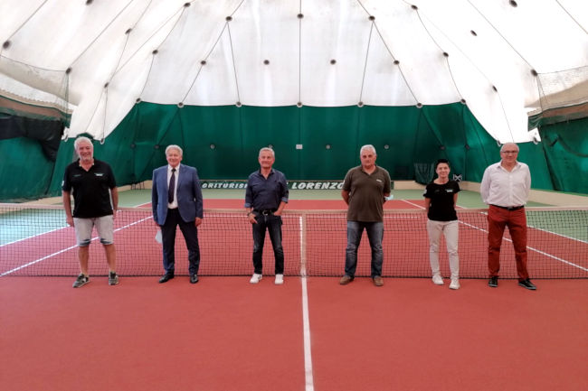 Provincia di Siena: Asciano, realizzato il nuovo fondo veloce dell’impianto da&nbsp;tennis
