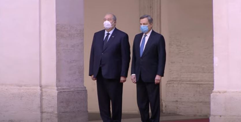 Italia: Incontro con il Presidente della Repubblica d’Armenia&nbsp;Sarkissian