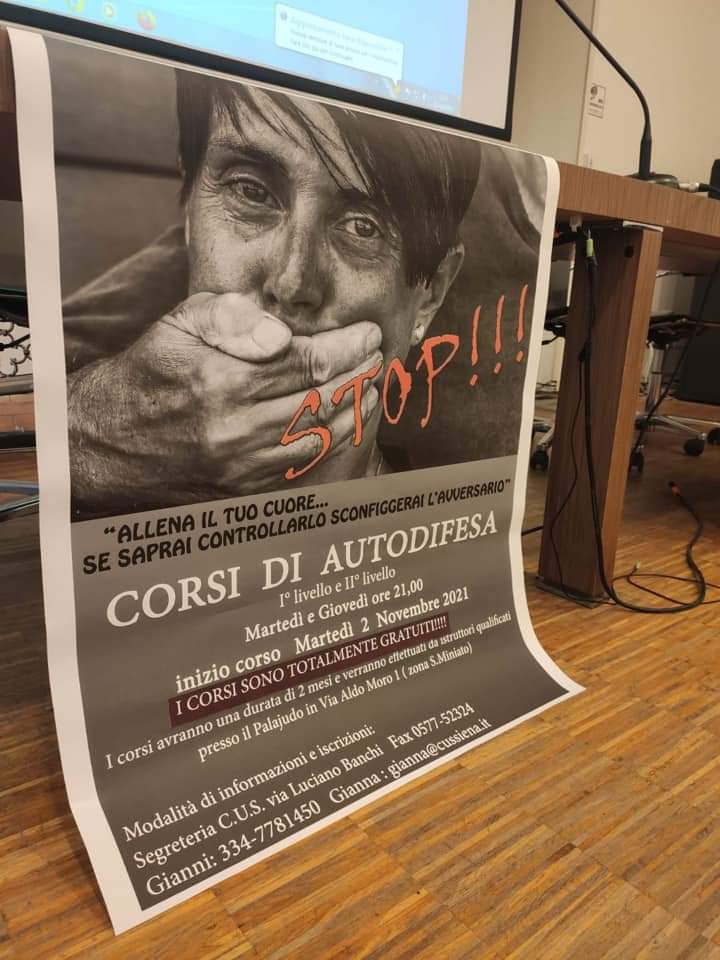 Siena: Iniziano i corsi di autodifesa, ieri 22/10 la conferenza&nbsp;stampa