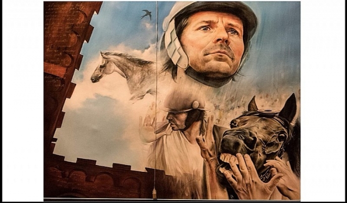 Palio di Siena: Andrea Mari “e'” emozione nell’arte di Claudia&nbsp;Nerozzi