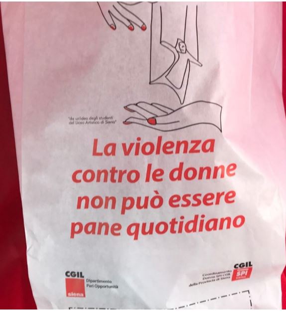 Siena: “La violenza contro le donne non può essere pane quotidiano”, il messaggio della Cgil da anni nelle case&nbsp;senesi