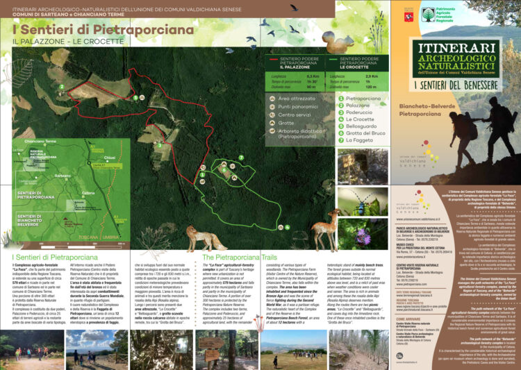 Provincia di Siena: Ecco i “sentieri del benessere” al Parco archeologico-naturalistico di Belverde a&nbsp;Cetona