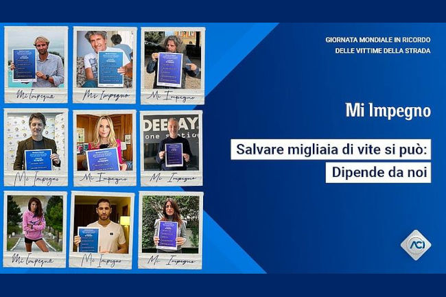 Siena, Giornata mondiale in memoria delle vittime della strada: ACI lancia la campagna ”Mi&nbsp;impegno”
