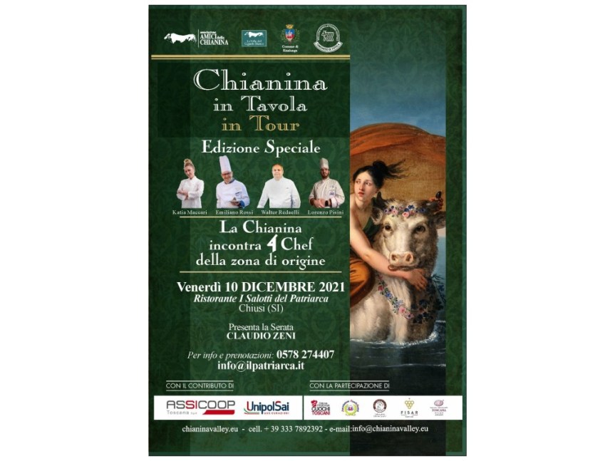 Provincia di Siena: Il “Chianina in Tavola in Tour” fa tappa a&nbsp;Chiusi