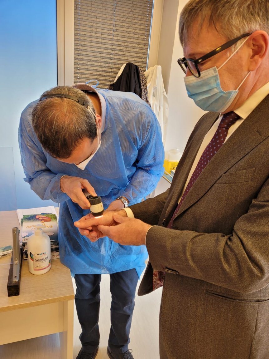 Siena: Il sindaco De Mossi alla Lilt per la mappatura dei&nbsp;nei