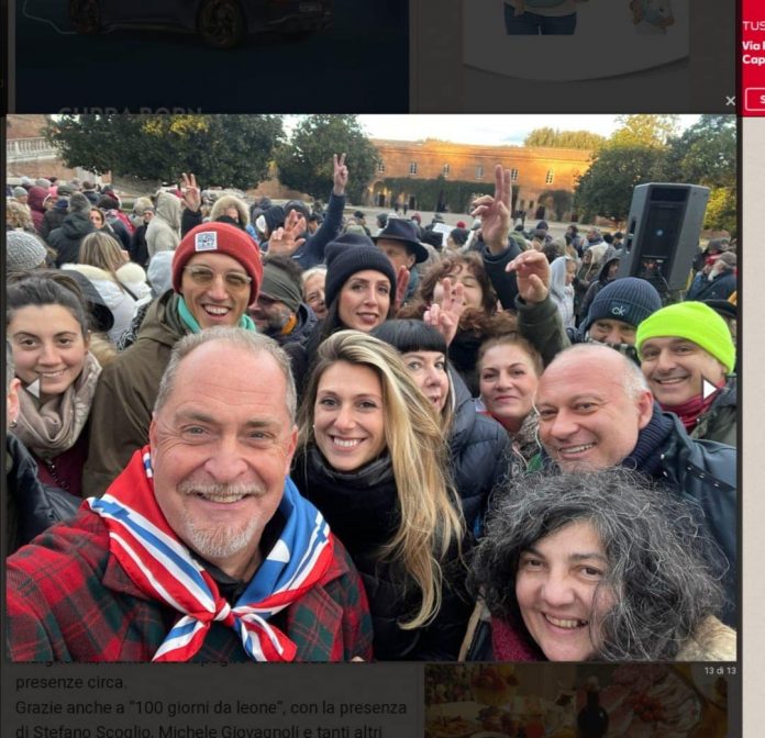 Siena, Fazzoletto della Pantera ad una manifestazione no-vax. Colella: “Non è un nostro&nbsp;contradaiolo”